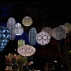 Solarlaterne 'Diamond 28 Ikat', Taupe, Ø 28 X 28 Cm -Pflanzen Paradies Verkauf 72462 lumiz EB8 3348 123926 14