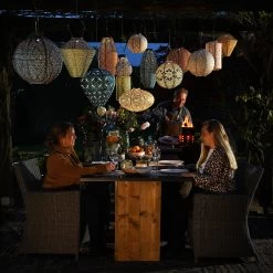 Solarlaterne 'Cylinder 18 Mandela', Light Taupe, Ø 18 X 33 Cm -Pflanzen Paradies Verkauf 72462 lumiz cover2 123927 16