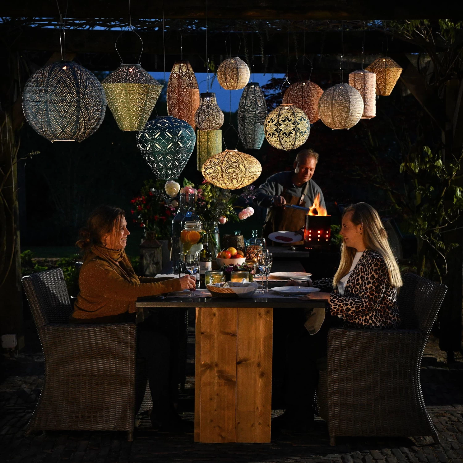 Solarlaterne 'Cylinder 18', Pink, Ø 18 X 33 Cm 12 Solarlaterne 'Cylinder 18', Pink, Ø 18 X 33 Cm – Bild 10