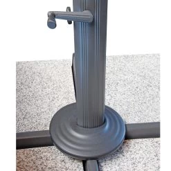 Doppler Pendelschirm 'Ravenna 400', Um 360° Drehbar, Ø 400 Cm -Pflanzen Paradies Verkauf Ravenna 400 Schwenkmechanik 67460