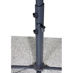 Doppler Pendelschirm 'Ravenna Smart 300', Um 360° Drehbar, Ø 300 Cm -Pflanzen Paradies Verkauf Ravenna smart 300 detail Standfuss 67465