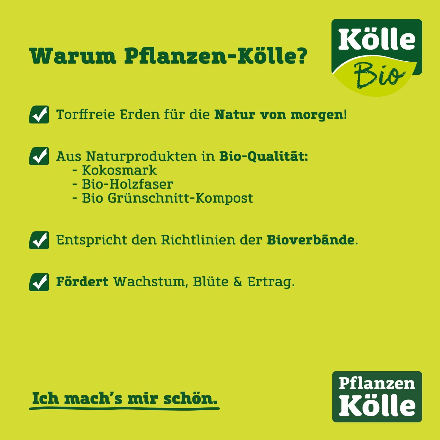 Kölle Bio Pflanzerde Torffrei, 2400l, 60 Sack á 40l, Palettenware 4 Kölle Bio Pflanzerde Torffrei, 2400l, 60 Sack á 40l, Palettenware – Bild 2